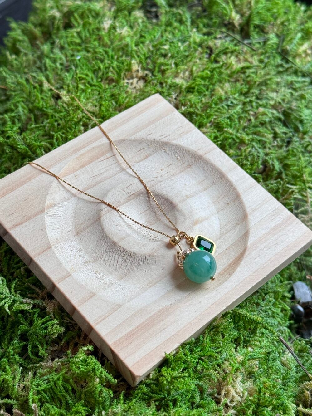 African emerald bracelet