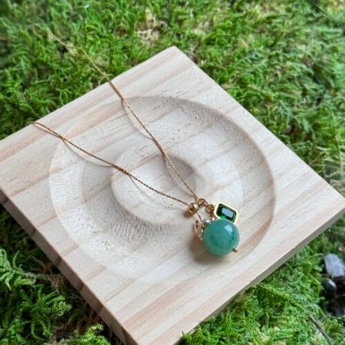 African emerald bracelet